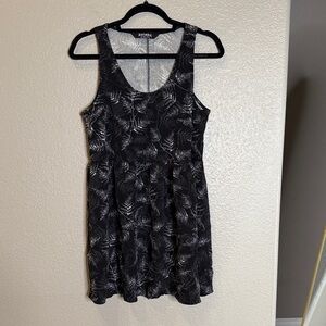 Disturbia Black and White Patterned babydoll dress